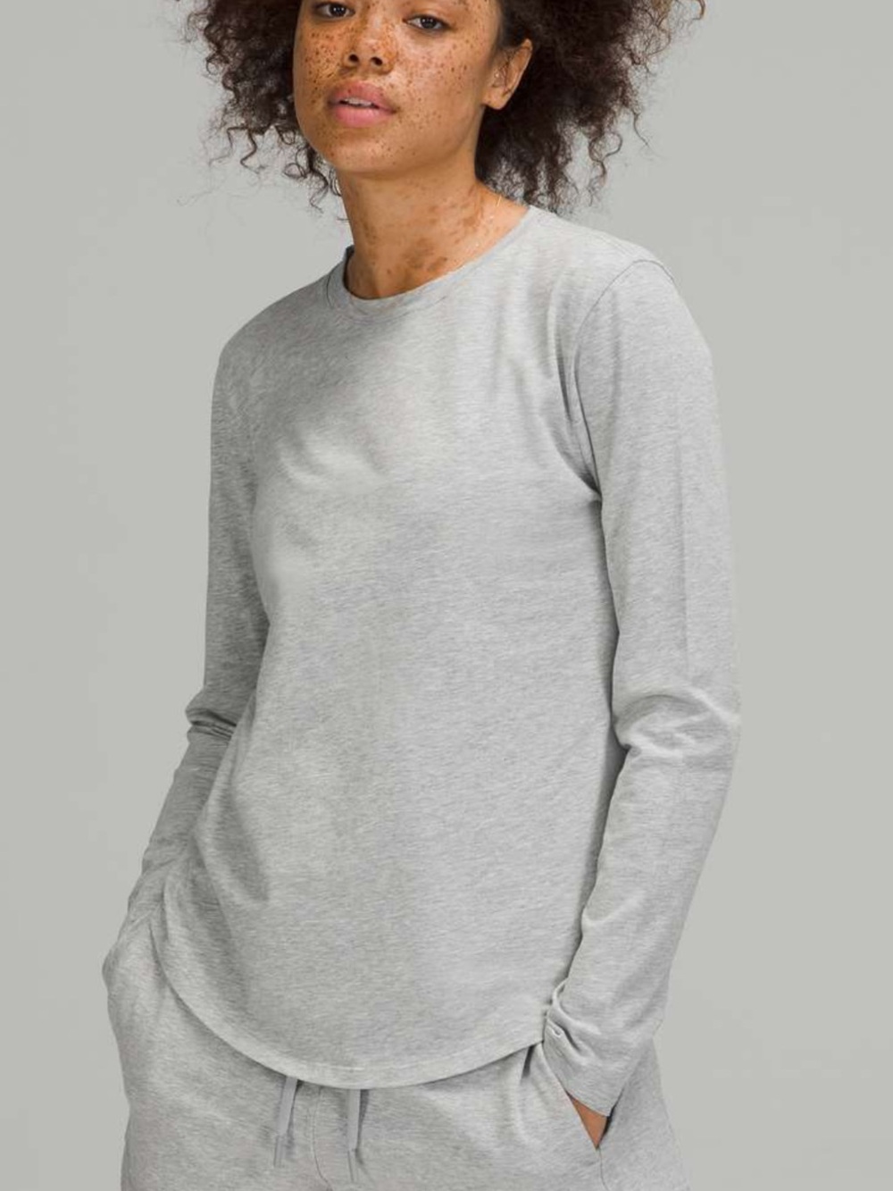 lululemon Love Longsleeve shirt - Heathered Core Light Grey